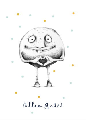 Genesungskarte Alles Gute Format DIN A6.
