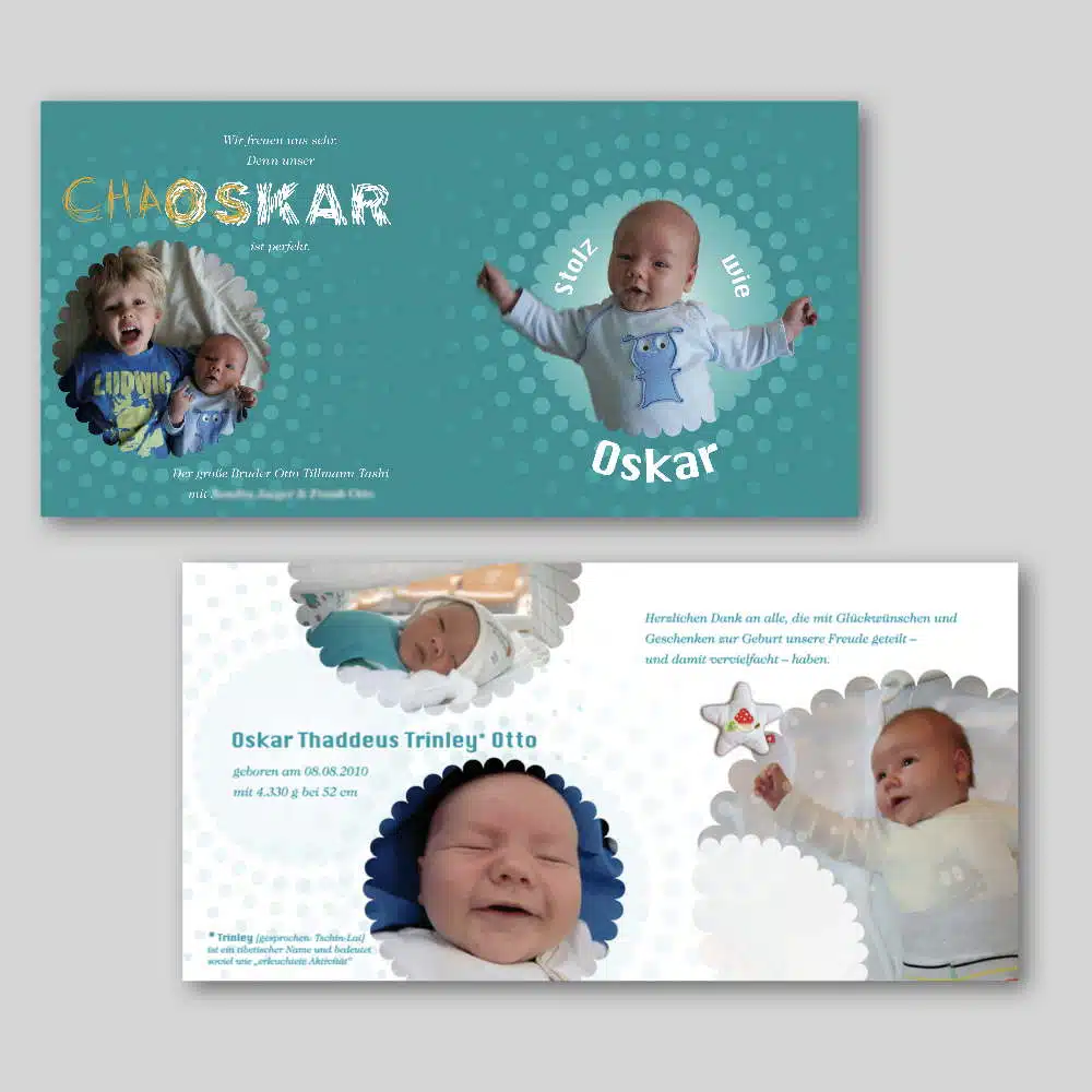 Einladung zur Taufe.