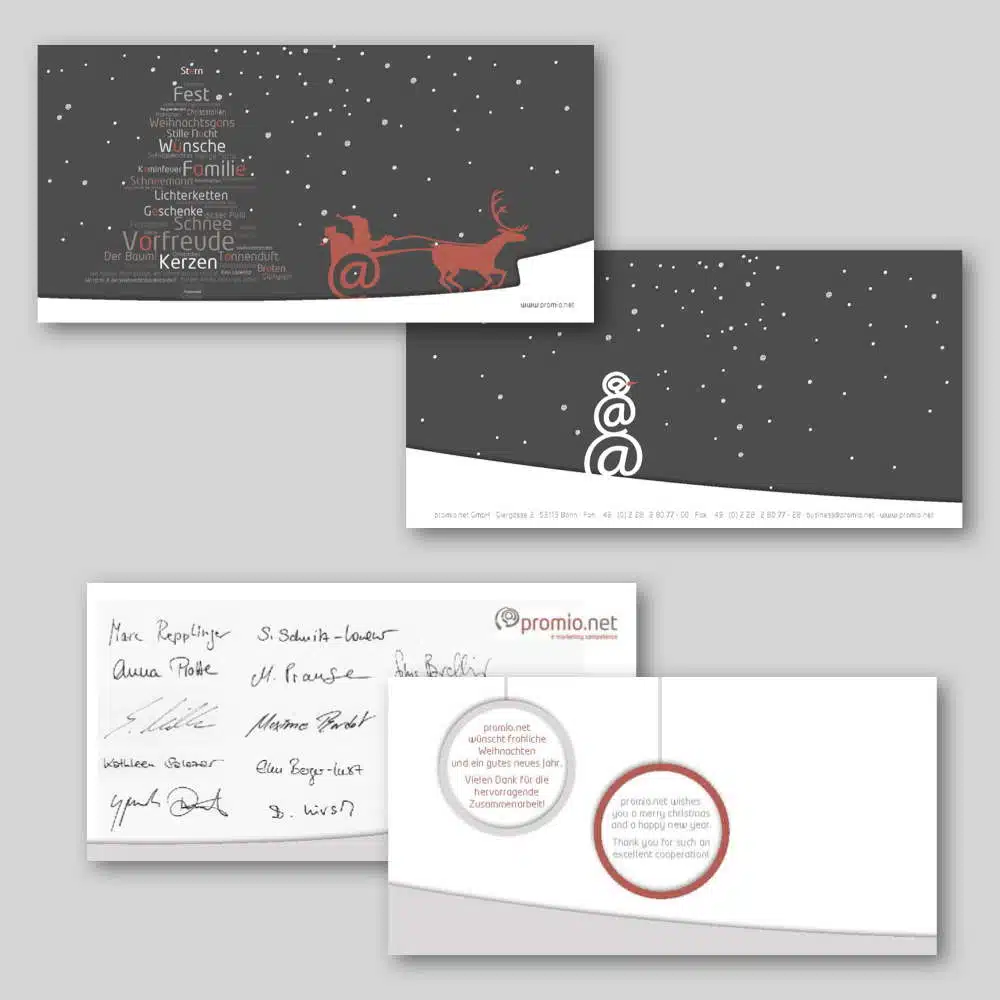 Weihnachten. Eine individuelle Karte von Frecher Fritz.