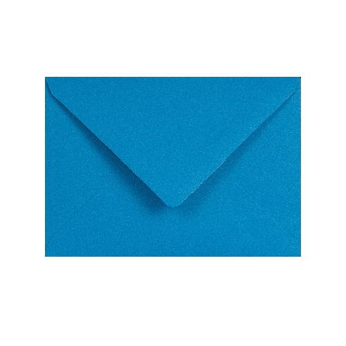 Briefumschlag C6 meeresblau