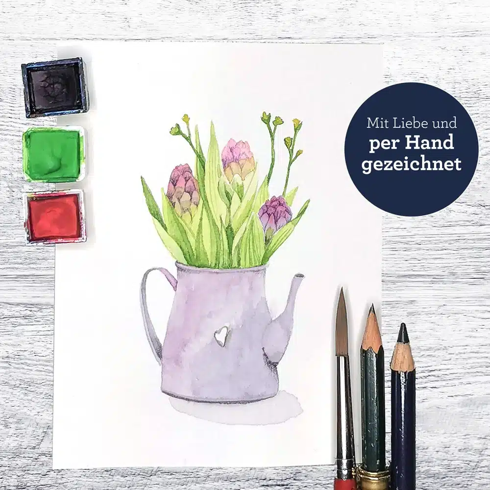 Postkarten-Set „Danke“<br>5 Grußkarten im Set – Bild 3